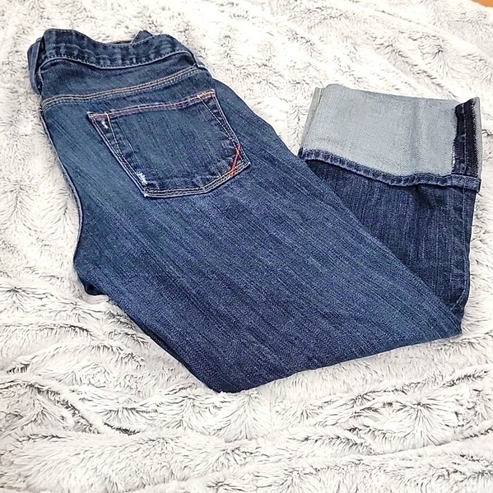 Banana Republic Modern Skinny Cuffed Crop Petite Jeans Sz. 0P.  D67